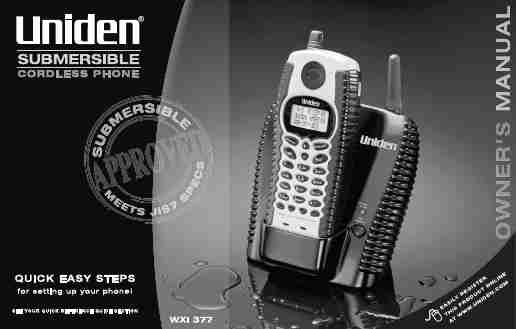Uniden Cordless Telephone WXI377-page_pdf